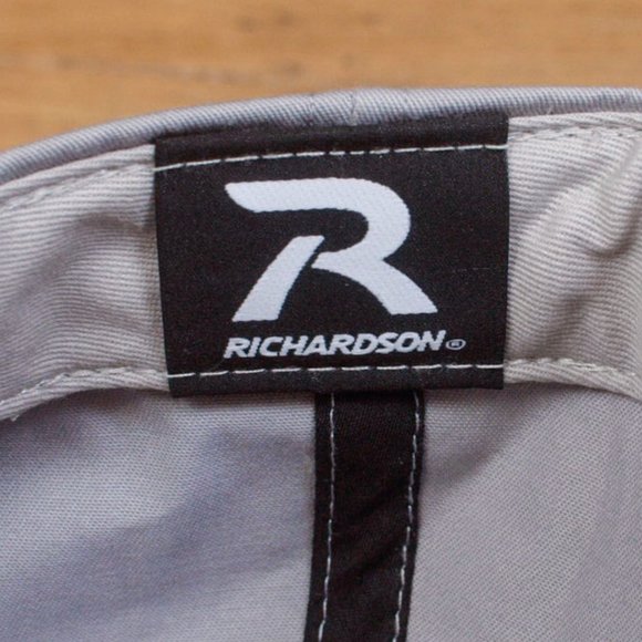 Richardson Hat Mens One Size Gray Salmon Derby Snapback Cap - Picture 5 of 8